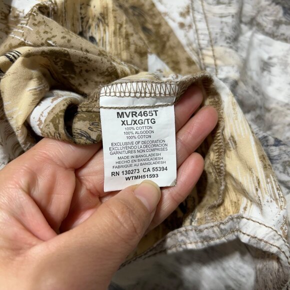 Wrangler Mens XL Retro Premium Western Button-Up Shirt Cactus Print Long Sleeve - Picture 6 of 10